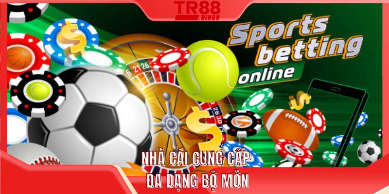 Nhà cái cung cấp đa dạng bộ môn